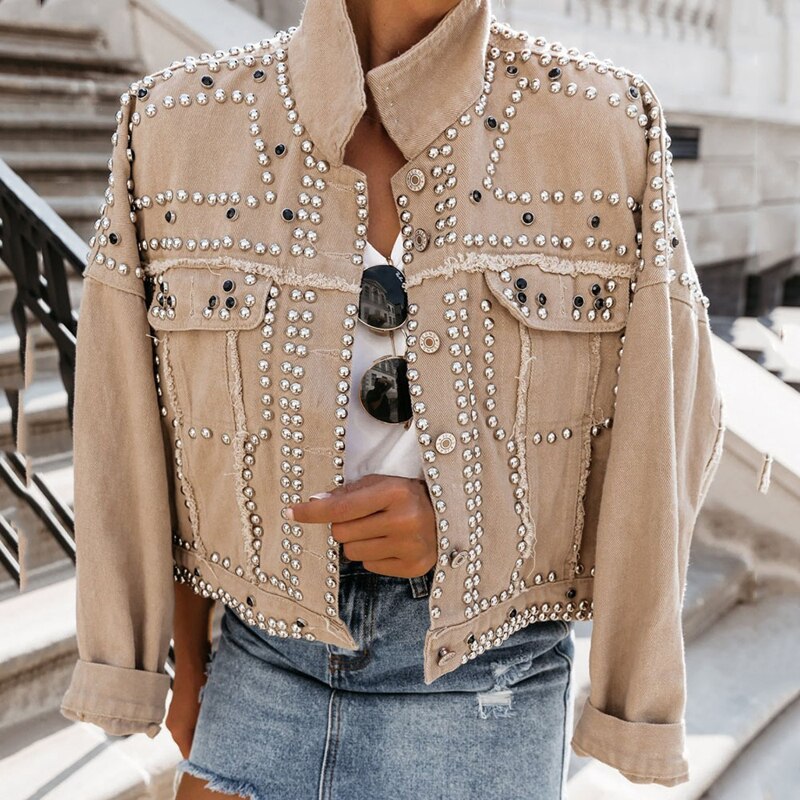 2022-Autumn-Long-Sleeve-Coat-Women-Denim-Rivet-Solid-Jacke-Fashion-Style-Acrylic-Short-Loose-Comfortable-3