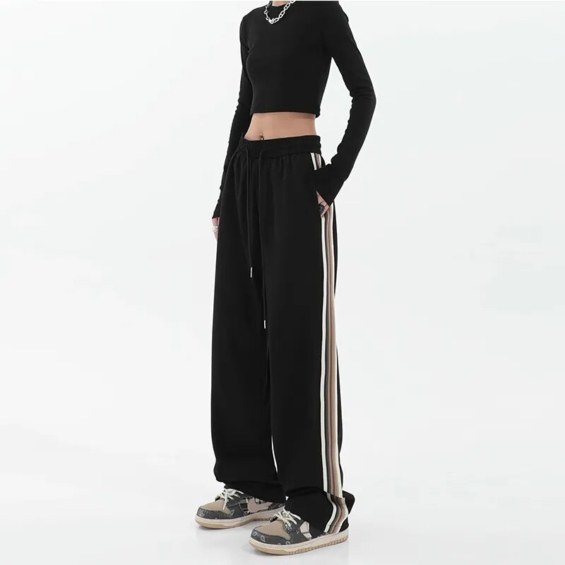Women-Loose-4XL-Wide-Leg-Pants-Spring-High-Waist-Straight-Elastic-Trousers-Casual-Korean-Lady-Harajuku-3
