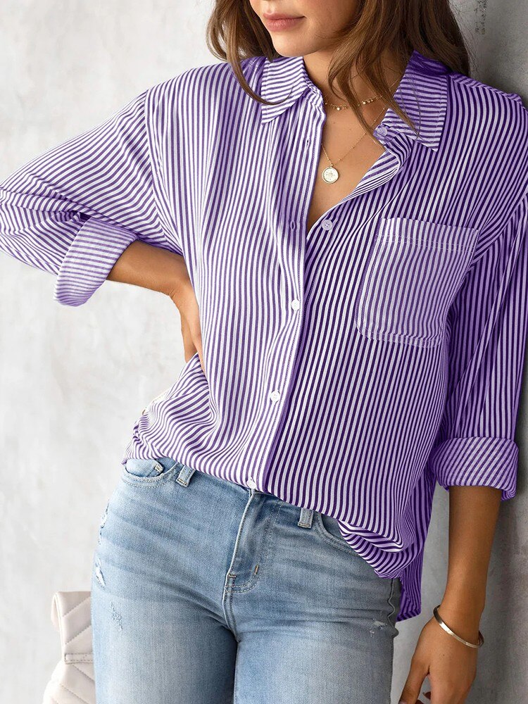 Long-Sleeve-Striped-Blouse-Women-Spring-2023-New-Female-Elegant-Ladies-Button-Up-Tops-Fashion-Oversize-3