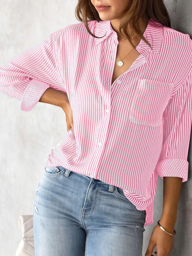 Long-Sleeve-Striped-Blouse-Women-Spring-2023-New-Female-Elegant-Ladies-Button-Up-Tops-Fashion-Oversize-4